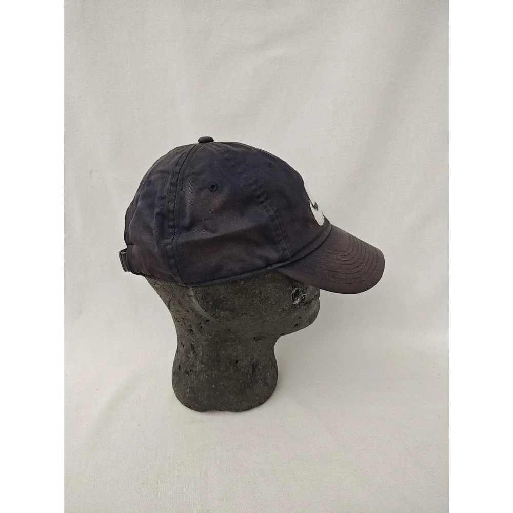 Nike Cotton Hat Navy Blue Washed One Size Adjustable Lightweight OSFA 626305-451